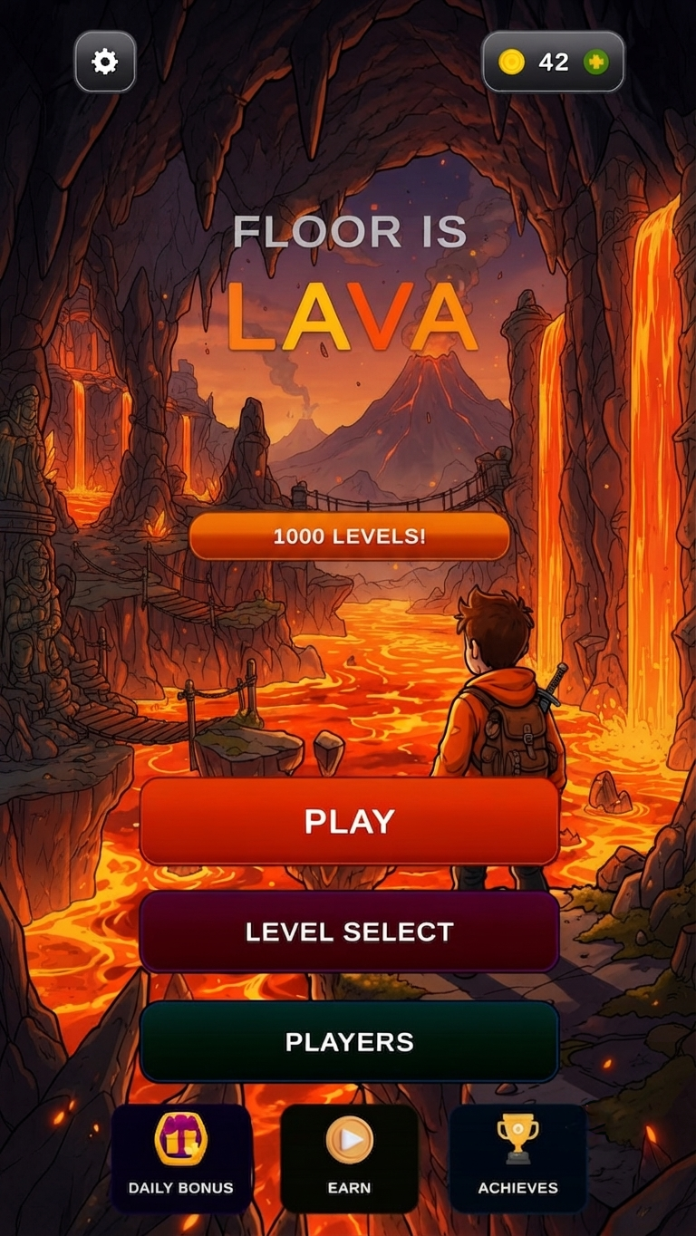 Lava Runner App Screenshot