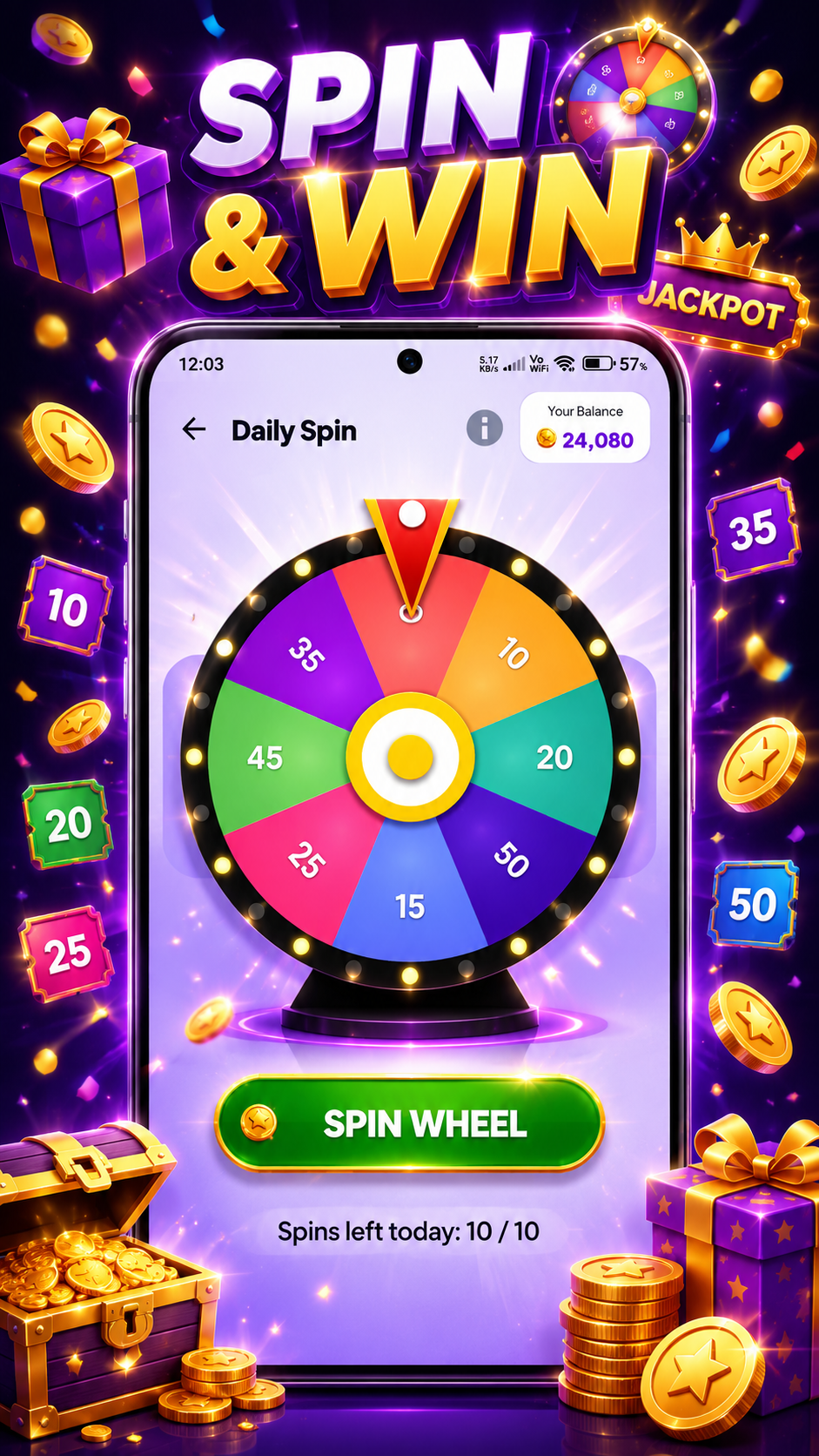 Gift Rewardz App Screenshot